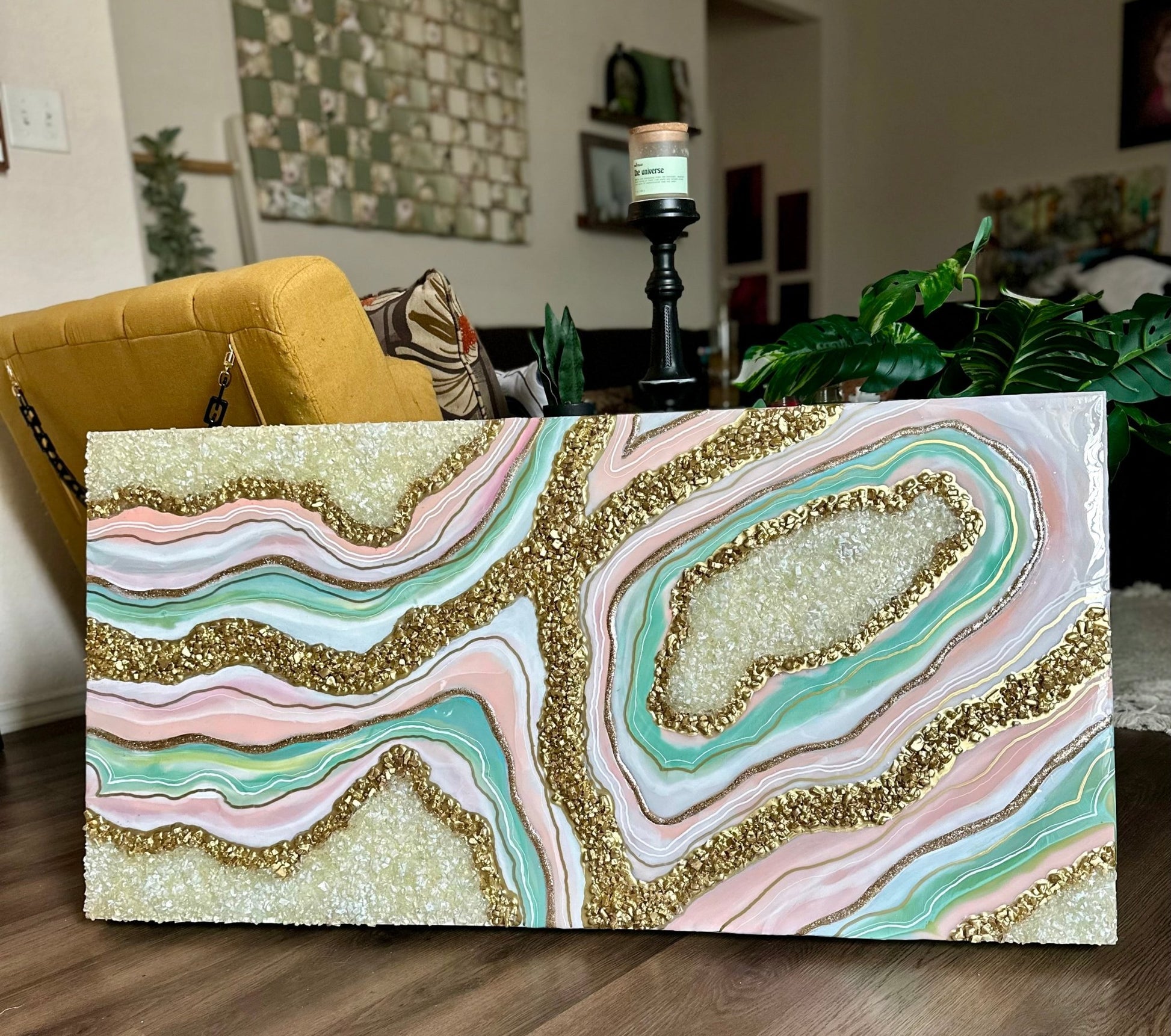 Pastel Geode Art - Bragg About It Artistry