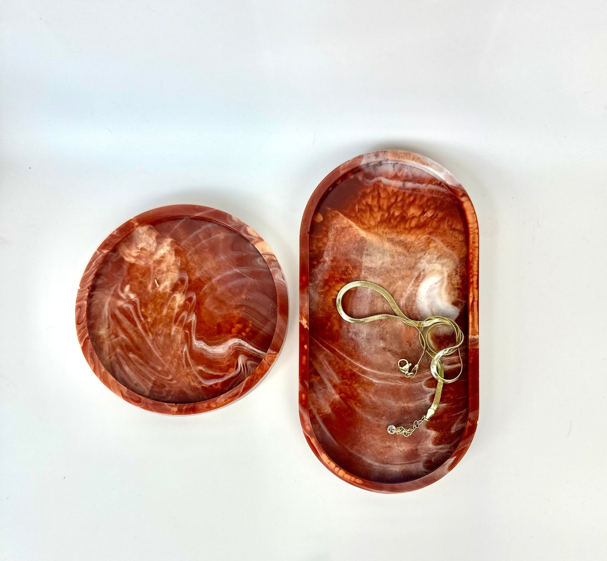 Carnelian Tray Set - Bragg About It Artistry