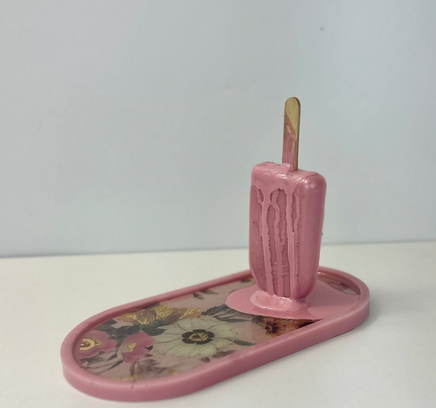 Floral Popsicle Ring Holder - Bragg About It Artistry