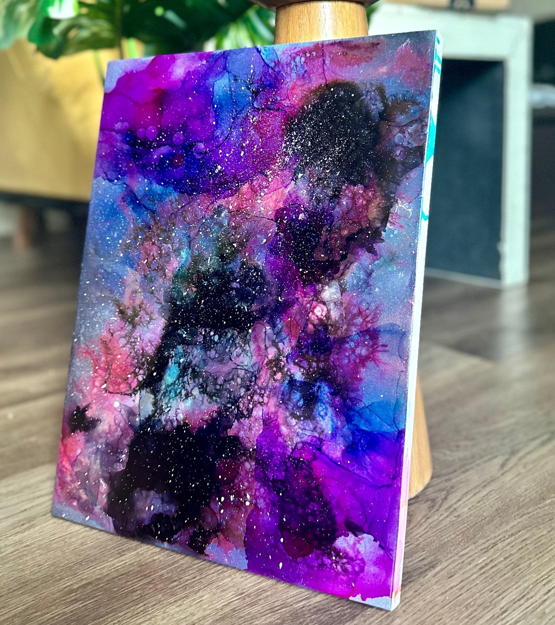 Galaxy Resin Art - 12x16" - Bragg About It Artistry