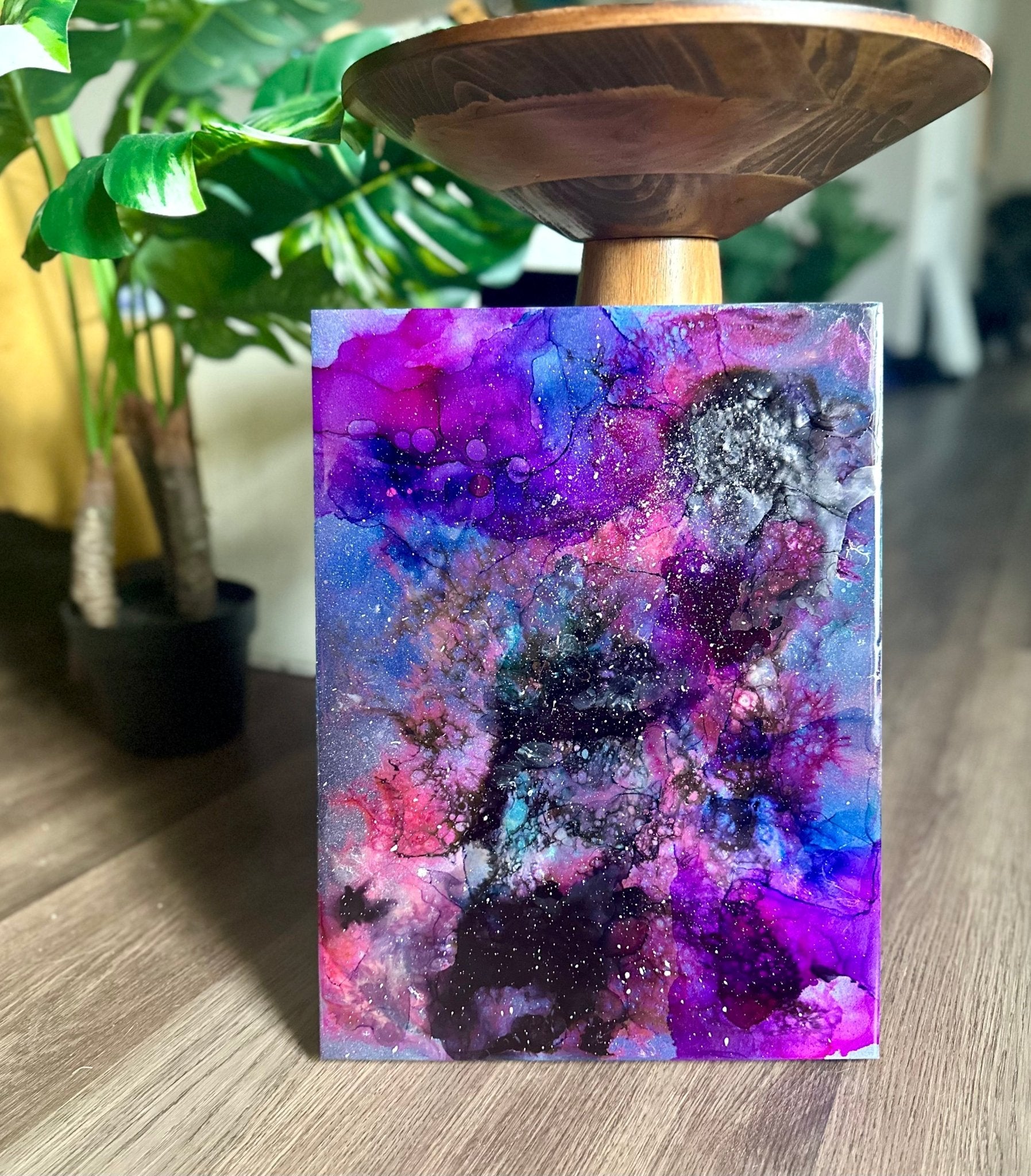 Galaxy Resin Art - 12x16" - Bragg About It Artistry