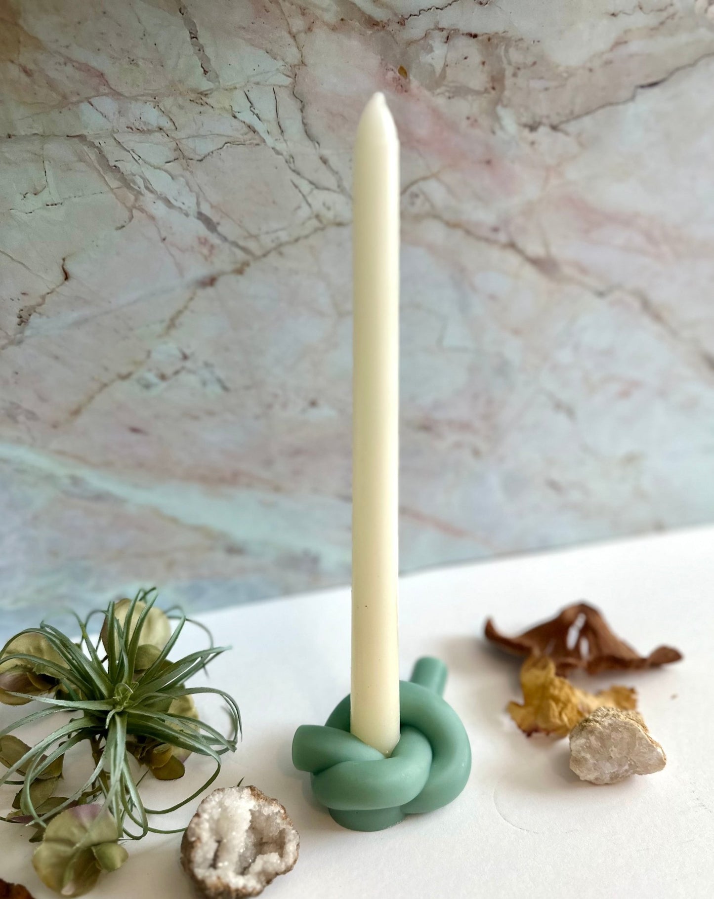 Knotted Candle Holder - Bragg About It Artistry