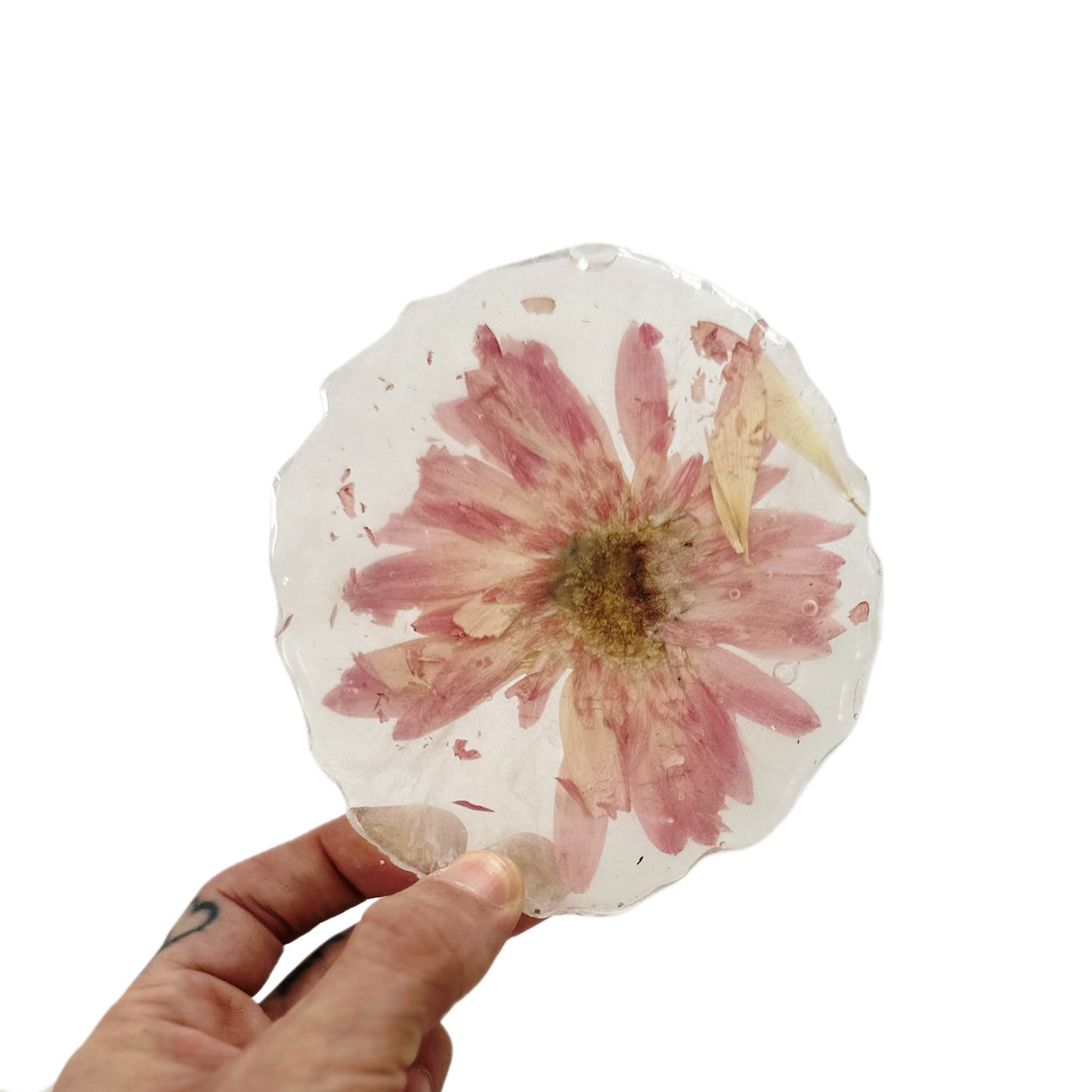 Milky Floral Coasters - 4 PC - Bragg About It Artistry