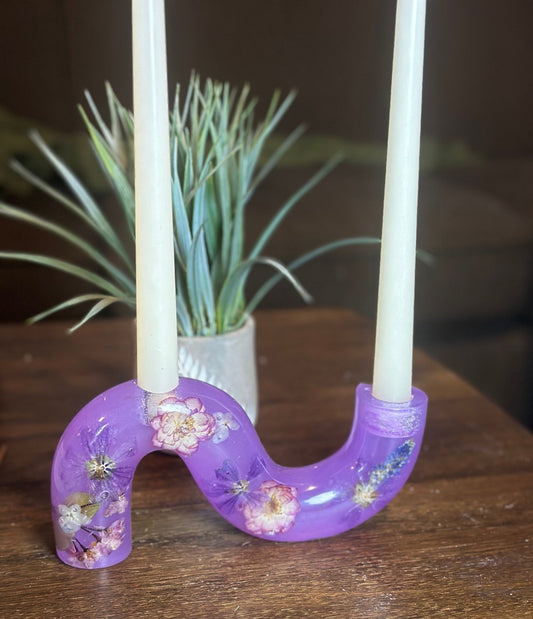 Squiggle Candle Holder - Bragg About It Artistry