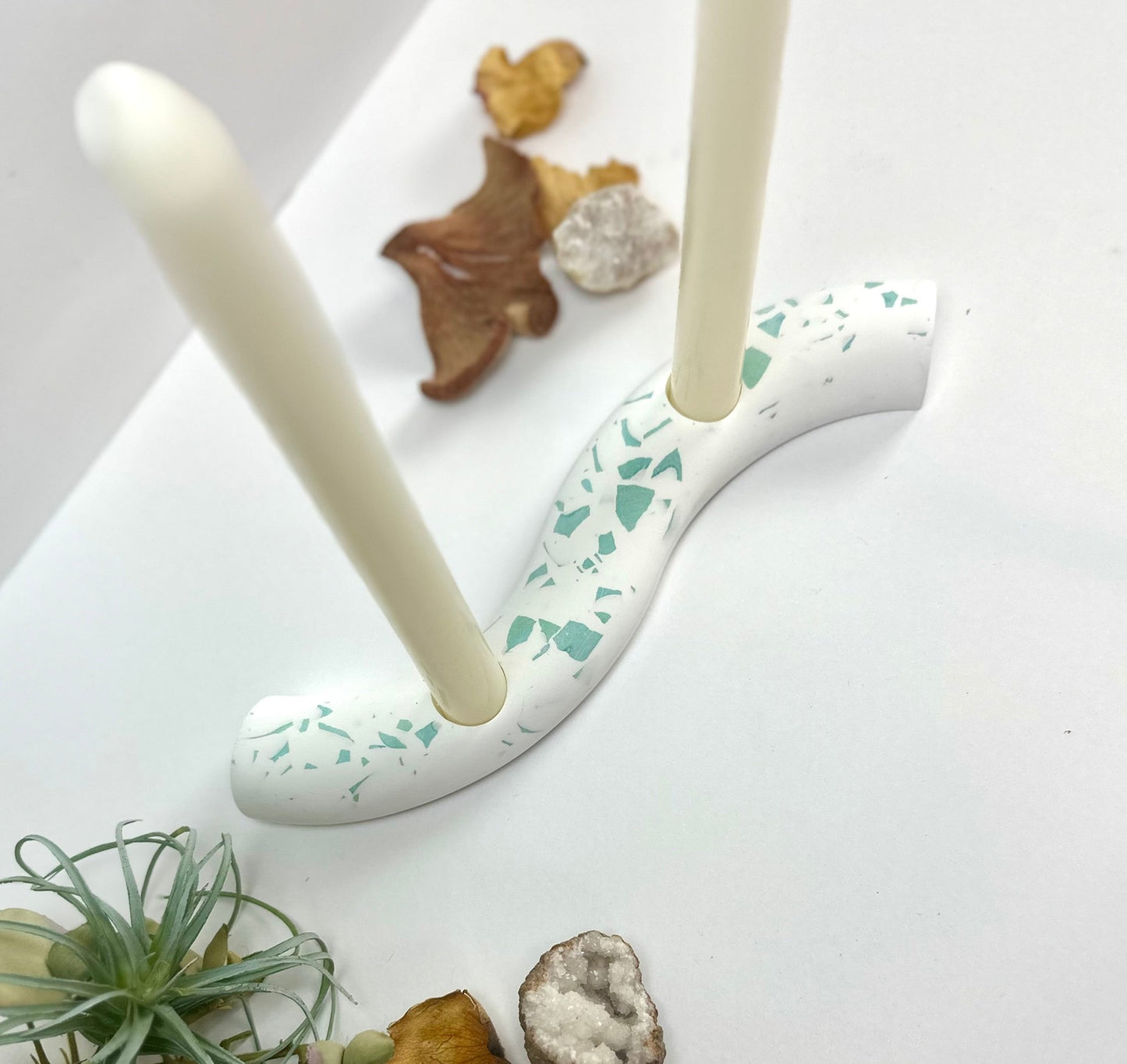 Terrazzo Candle Holder - Bragg About It Artistry