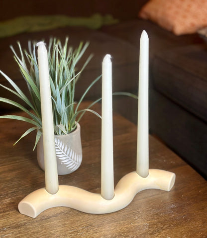 Wavy Candle Holder - Bragg About It Artistry