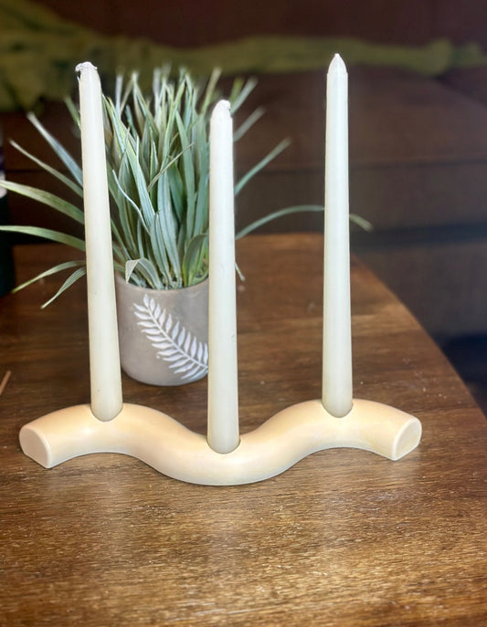 Wavy Candle Holder - Bragg About It Artistry