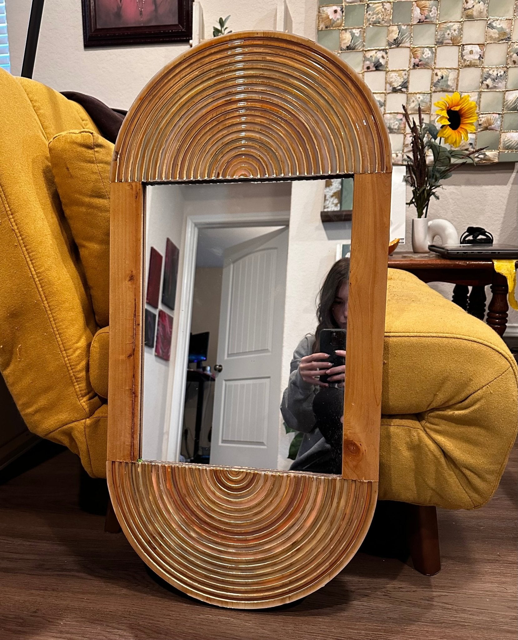 70's Arch Mirror - Bragg About It Artistry