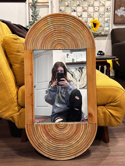 70's Arch Mirror - Bragg About It Artistry