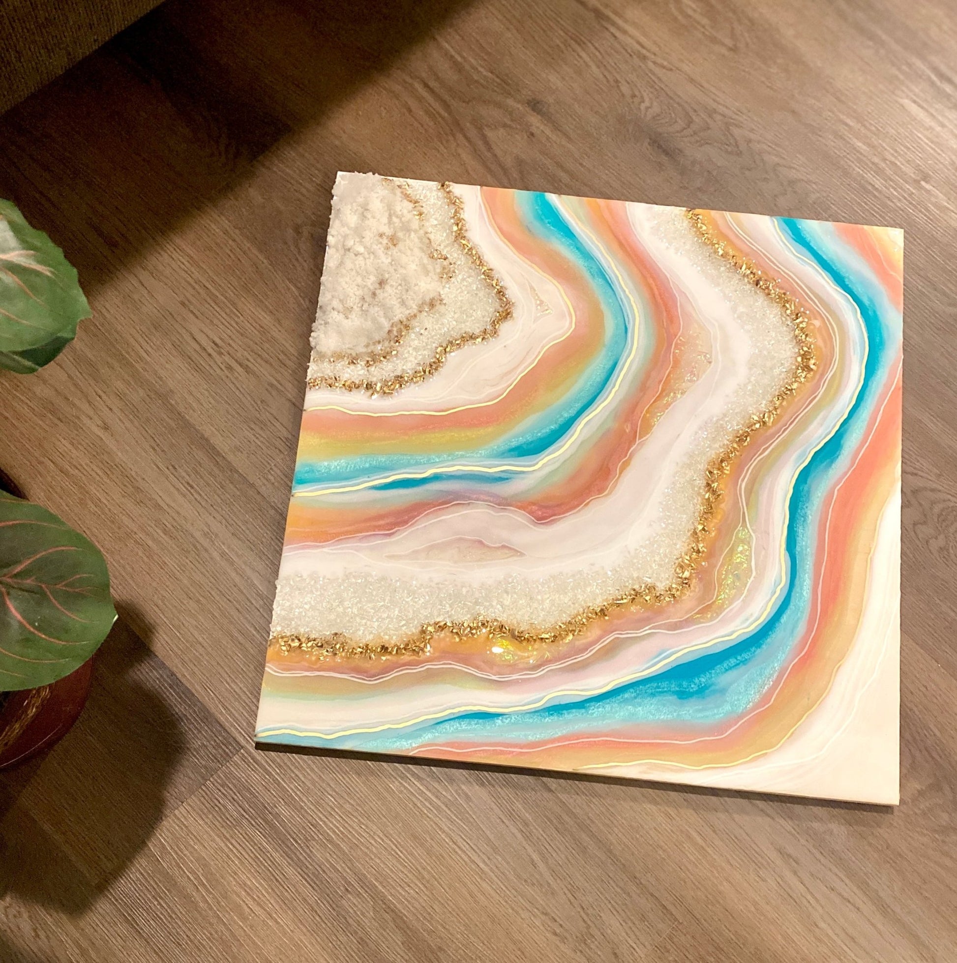 Colorful Geode - Bragg About It Artistry