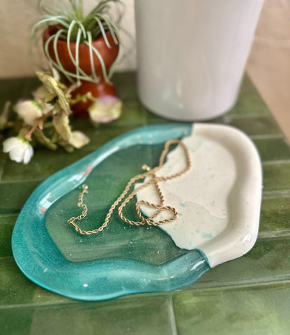 Terrazzo and Resin Cloud Tray - Bragg About It Artistry