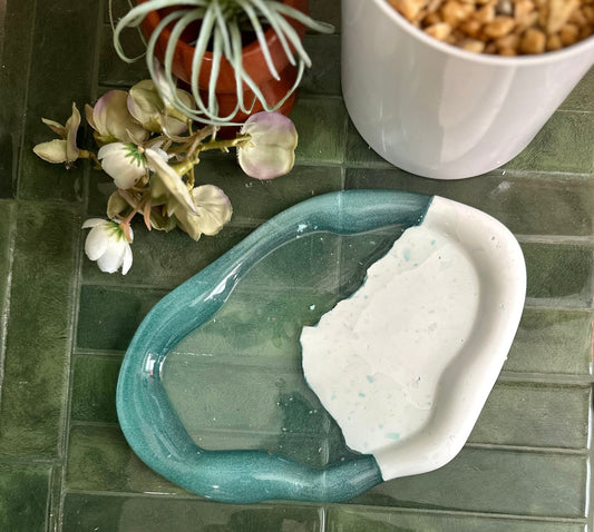 Terrazzo and Resin Cloud Tray - Bragg About It Artistry