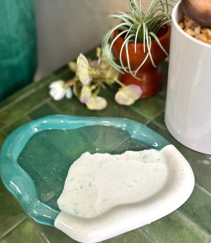 Terrazzo and Resin Cloud Tray - Bragg About It Artistry